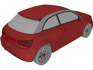 Audi A1 (2011) 3D Model