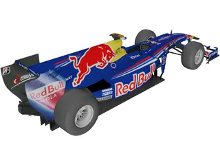 RedBull RB6 F1 (2010) 3D Model
