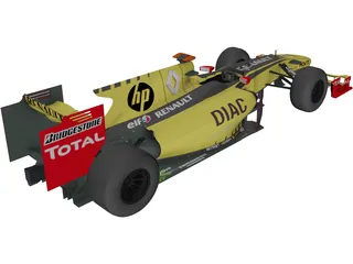 Renault R30 F1 (2010) 3D Model