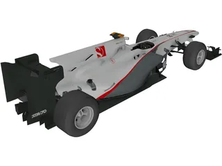 Sauber C29 F1 (2010) 3D Model