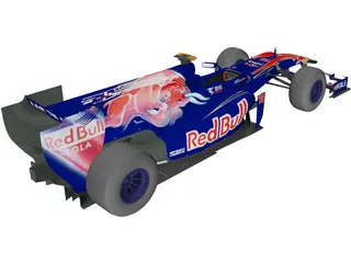 ToroRosso STR5 F1 (2010) 3D Model