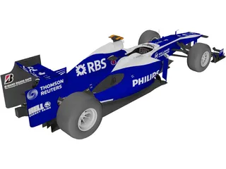 Williams FW32 F1 (2010) 3D Model