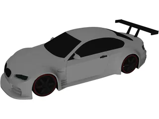 BMW M3 GTR 3D Model