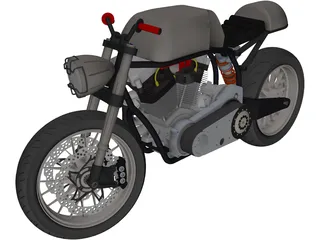 Motorcycle 3D Model