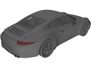 Porsche 911 (991) Carrera S (2012) 3D Model