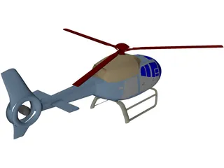 Eurocopter EC-120 Colibri 3D Model