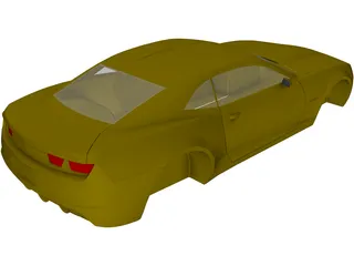 Chevrolet Camaro Body (2011) 3D Model