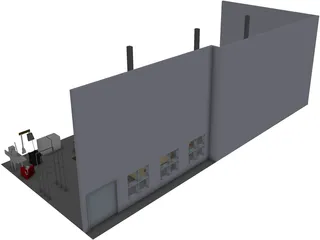 Benchroom 3D Model