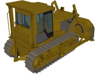 Bulldozer 3D Model