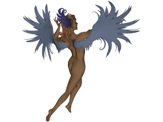 Carnival Woman 3D Model