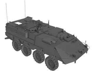 M1126 Stryker ICV 3D Model