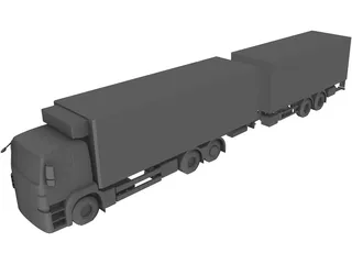 European Truck 3D Model