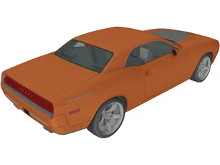 Dodge Challenger (2007) 3D Model