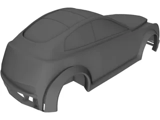 Bentley Concept Car Body 3D Model