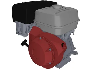 Engine Honda GX340 3D Model