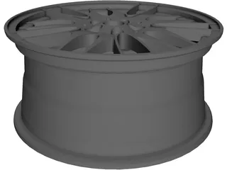 Car Rim 3D Model