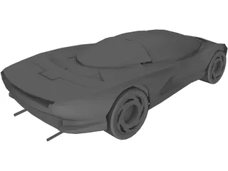 Chevrolet Corvette Indy Concept 3D Model