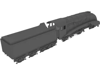 Wedge Locomotive 3D Model