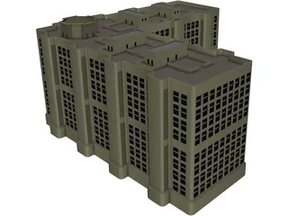 Municipal Building 3D Model
