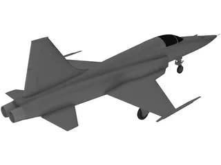 Northrop F-5E Tiger II 3D Model