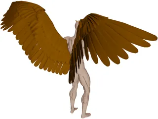 Bird Man 3D Model