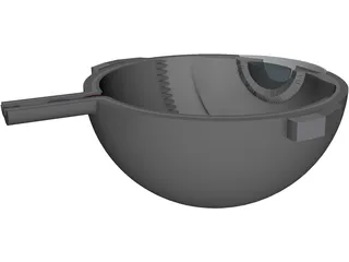 Eye Cutaway 3D Model