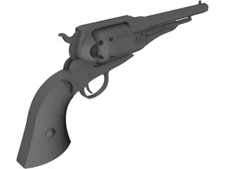 Remington 1858 3D Model