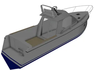 Boat 3D Model