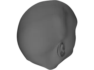 Head Male 3D Model