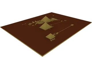 Egypt Pyramids 3D Model