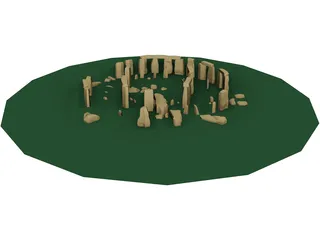 Stonehenge 3D Model