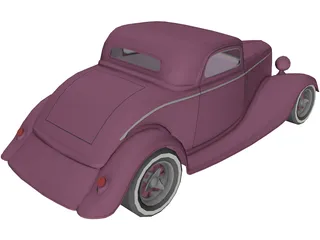 Hot Rod 3D Model