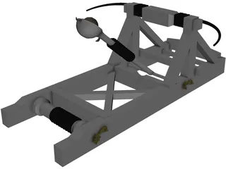 Balista Catapult 3D Model