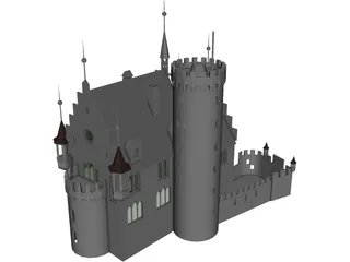 Castle 3D Model