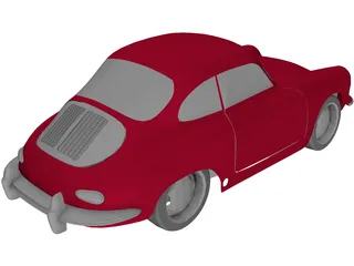 Porsche 356 (1965) 3D Model