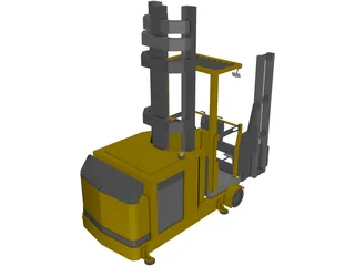 Forklift 3D Model