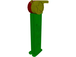 Pez Dispenser 3D Model