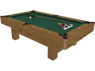 Pool Table 3D Model