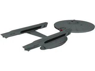 Star Trek Enterprise 3D Model