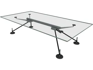 Table Norman Foster Low 3D Model