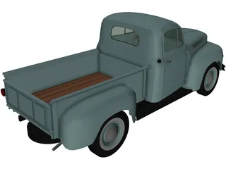 Ford Pickup (1950) 3D Model