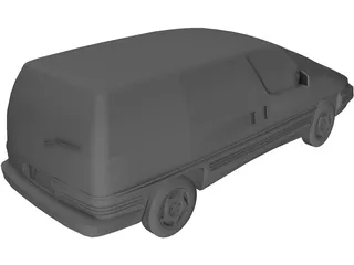 Pontiac Trans Sport (1991) 3D Model