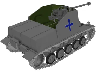 SdKfz 131 Marder 2 3D Model