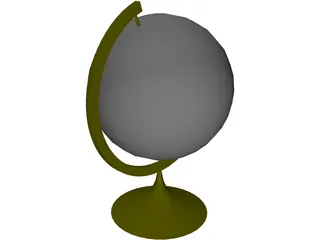 Golden Globe 3D Model