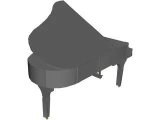 Grand Piano 3D Model