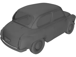 Fiat 600 3D Model