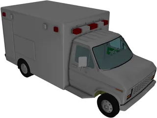 Ambulance 3D Model