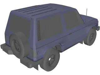 Mitsubishi Pajero (1988) 3D Model