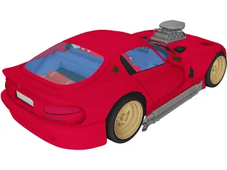 Dodge Viper [Supercharged] 3D Model