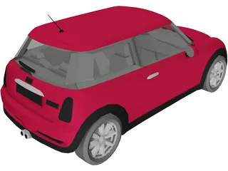 Mini Cooper S (2002) 3D Model